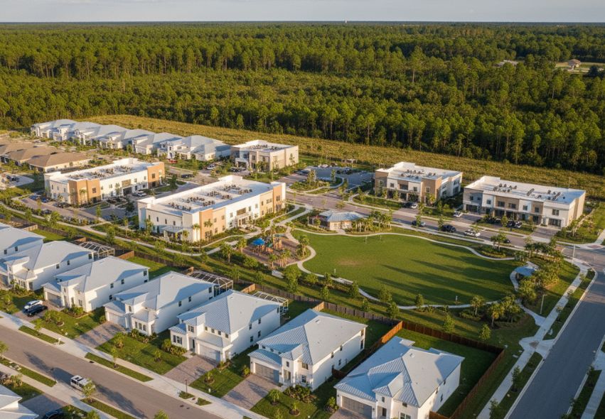 land with homes in Florida
