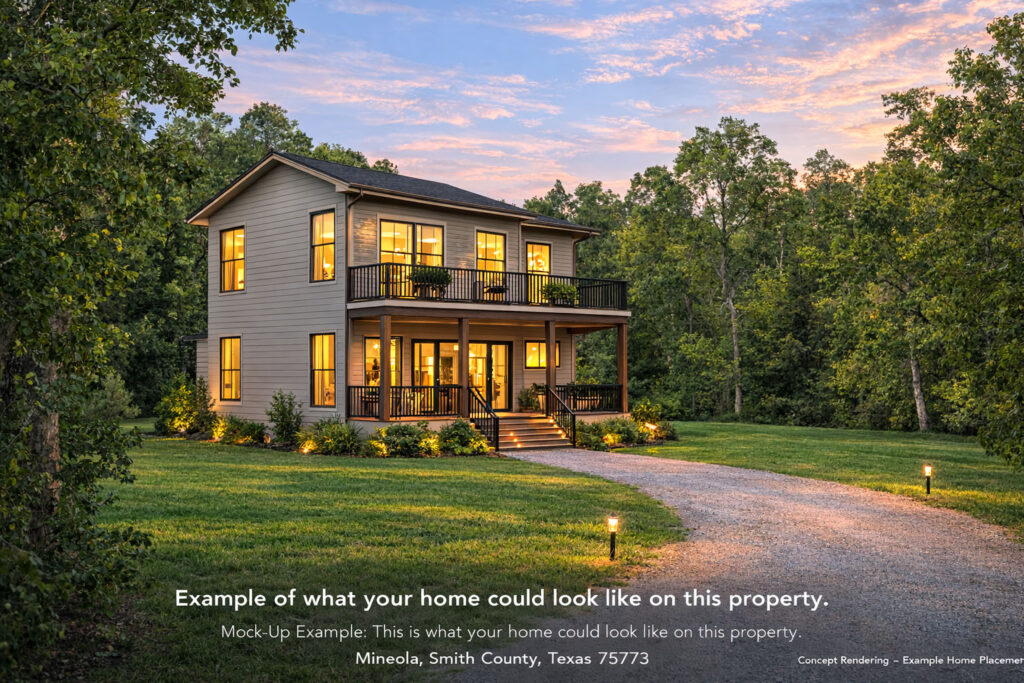 Silvercreek Charm in East Texas Pine Country