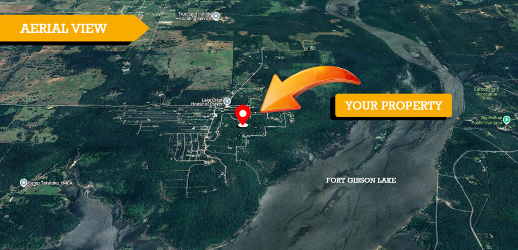 Fort Gibson Lake Land Starting $200 Month