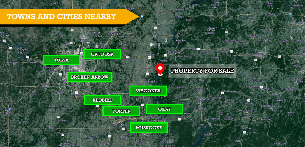 Fort Gibson Lake Land Starting $200 Month