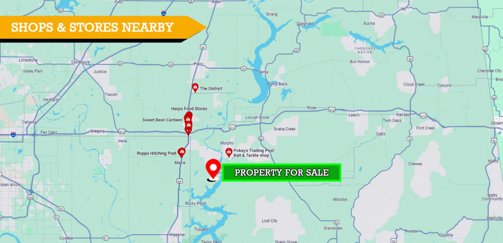 Fort Gibson Lake Land Starting $200 Month