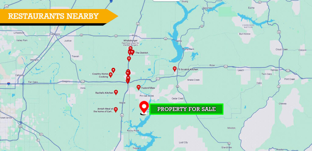 Fort Gibson Lake Land Starting $200 Month