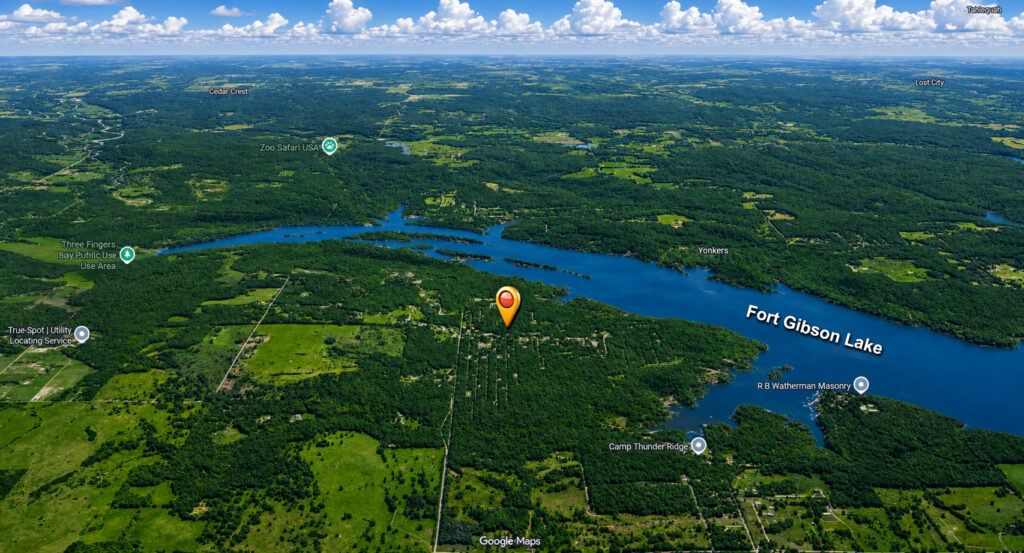 Fort Gibson Lake Land Starting $200 Month